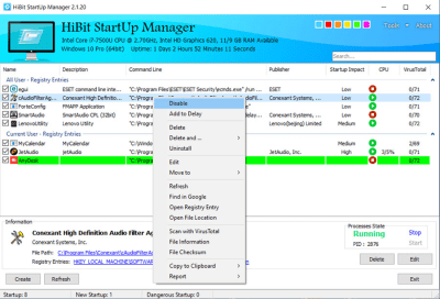 HiBit Startup Manager 2.2.25 HiBit Startup Manager 2.2.25