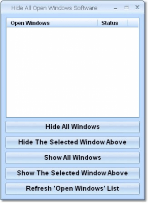 Hide All Open Windows 7.0 Hide All Open Windows 7.0