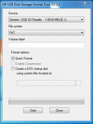 HP USB Disk Storage Format Tool 2.2.3