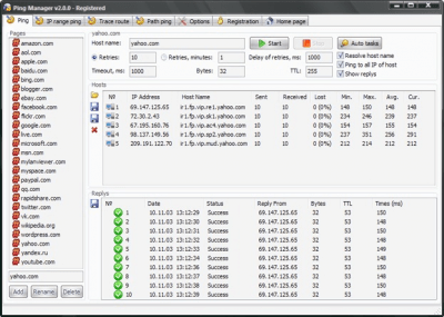 ICMP Ping Manager 2.0.8