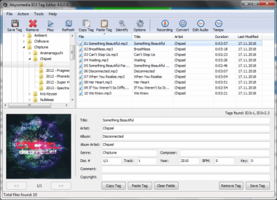 ID3 Tag Editor 4.0.0.0