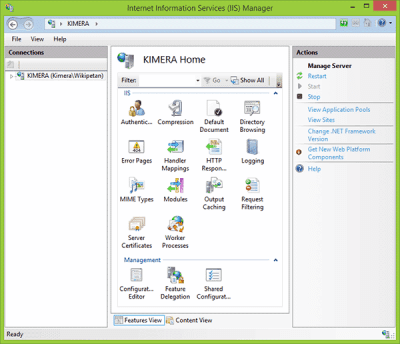 Internet Information Services (IIS) 8.0 Internet Information Services (IIS) 8.0