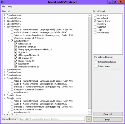 Inviska MKV Extract 7.0