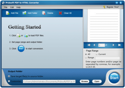 iPubsoft PDF to HTML Converter 2.1.9