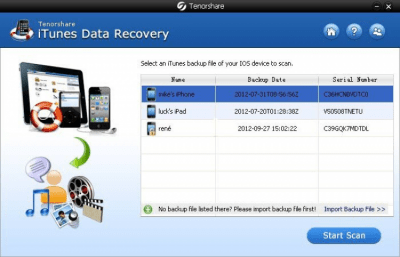 iTunes Data Recovery 6.2.0.0