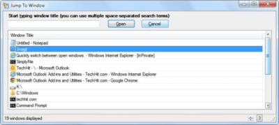 JumpToWindow 1.1.0.39 JumpToWindow 1.1.0.39