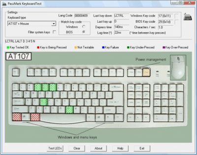 KeyboardTest 4.0 Build 1001