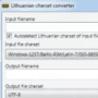 Конвертер символов литовского языка 1.0