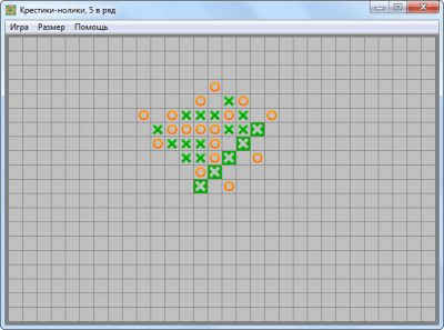 Крестики-нолики 5 в ряд 3.1