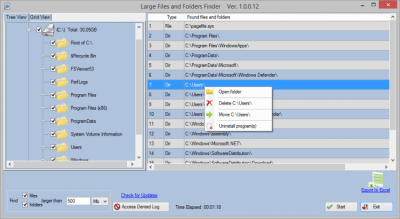 Large Files and Folders Finder 2.0.0.4