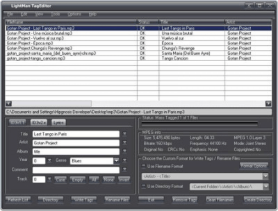 LightMan TagEditor 2.6 LightMan TagEditor 2.6