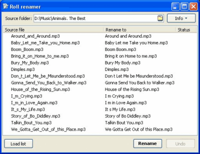 List Renamer 1.0 List Renamer 1.0