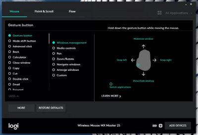 Logitech Options 8.54.161