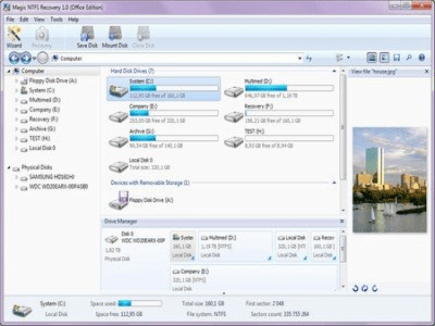 Magic NTFS Recovery Portable 4.2 + кряк