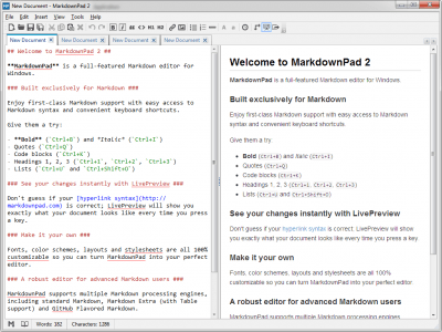 MarkdownPad 2.5.0.27920 MarkdownPad 2.5.0.27920