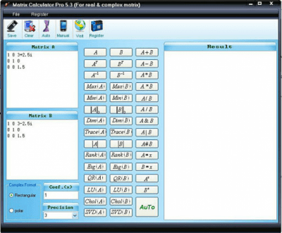 Matrix Calculator Pro 5.3 Matrix Calculator Pro 5.3