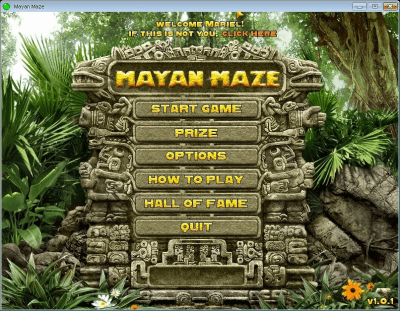 Mayan Maze last