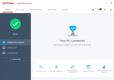 McAfee Total Protection 20.0 Build 16.0 R28 + keygen McAfee Total Protection 20.0 Build 16.0 R28 + keygen