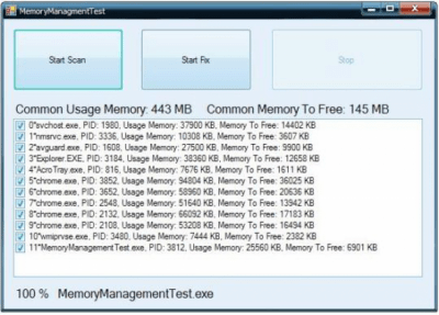 Memory Management ActiveX 2.2.3