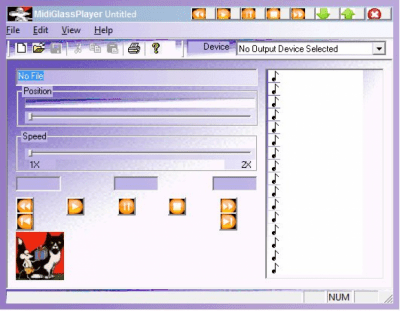 MidiGlassPlayer 1.0