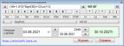 MiniCalc-SL 3.2