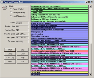 ModemTest 1.3 ModemTest 1.3