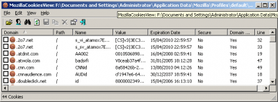 MozillaCookiesView 1.56