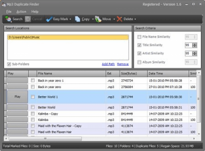 Mp3 Duplicate Finder 1.9 Mp3 Duplicate Finder 1.9