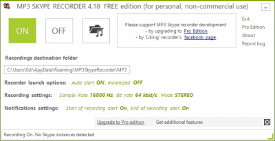 MP3 Skype Recorder 4.46