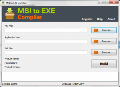 MSI to EXE Compiler 3.0.0.0 + таблетка