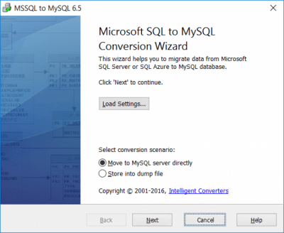 MSSQL to MySQL 6.3 MSSQL to MySQL 6.3