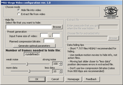MSU Stego Video VirtualDub Video plugin v0.8 last MSU Stego Video VirtualDub Video plugin v0.8 last