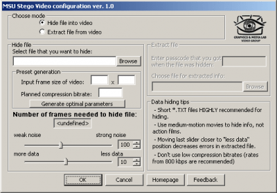 MSU Stego Video VirtualDub Video plugin v0.8 last