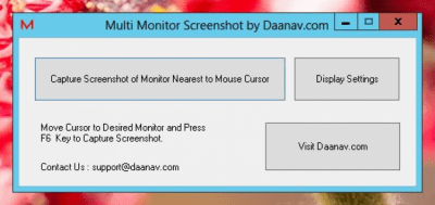 Multi Monitor Screenshot 1.0 Multi Monitor Screenshot 1.0