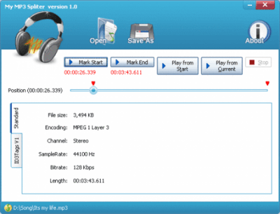 My Mp3 Splitter 2.3.2 My Mp3 Splitter 2.3.2