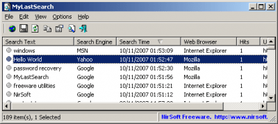 MyLastSearch 1.65