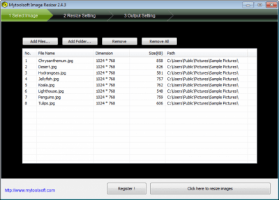 Mytoolsoft Image Resizer 2.7 Mytoolsoft Image Resizer 2.7