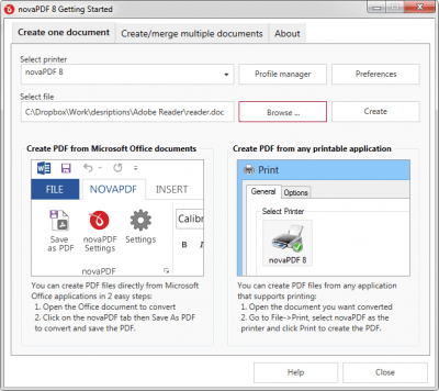 novaPDF Pro 11.6.345 + лицензионный ключ