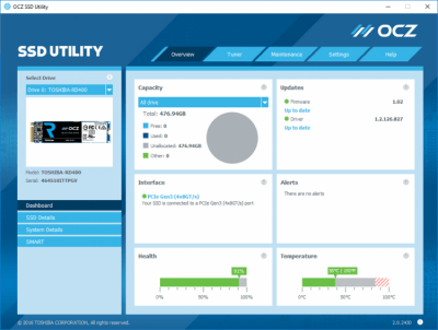 OCZ SSD Utility 3.1.3276