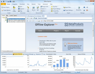 Offline Explorer Pro 4.7 + ключ