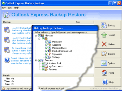 Outlook Express Backup Restore last Outlook Express Backup Restore last
