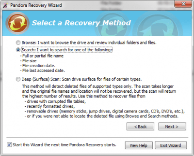 Pandora Recovery 2.2.1