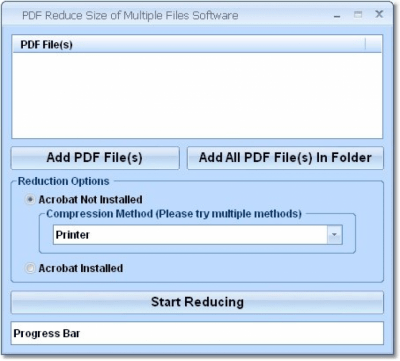 PDF Reduce Size Of Multiple Files 7.0