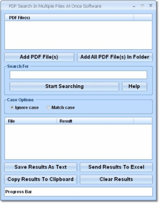 PDF Search In Multiple Files At Once 7.0 PDF Search In Multiple Files At Once 7.0