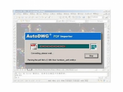 PDFIn PDF to DWG Converter 8.72