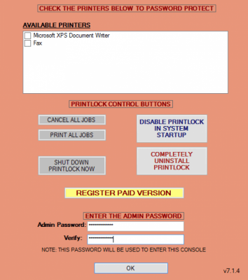 PrintLock 7.1.5 PrintLock 7.1.5