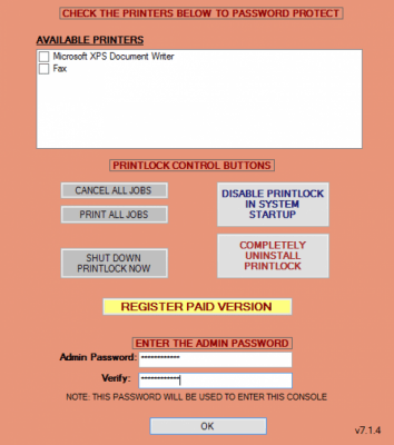 PrintLock 7.1.5