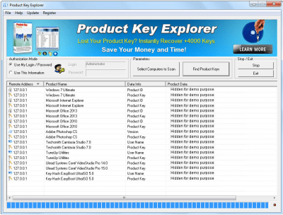 Product Key Explorer 4.3 + кряк