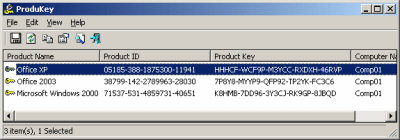 ProduKey 1.93 ProduKey 1.93
