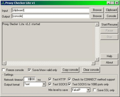 Proxy Checker Lite 1.4